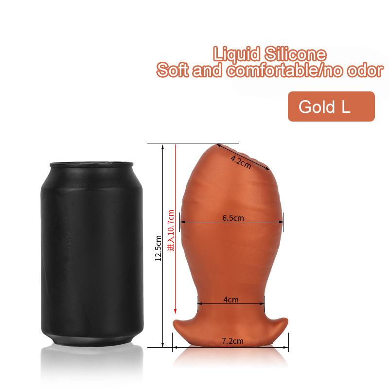 Anal Egg Plug Liquid Silicone Butt Plug Adult Sex Toys for Women Men Gay Dildo Anal Expander Prostate Massage Anal Plug