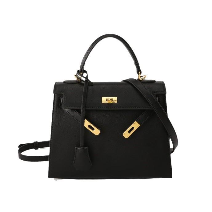 2025 neue High-End-Handtasche der zweiten Generation, leichter Luxus, für Damen, schlicht und vielseitig, Single Shoulder, diagonal zu tragen, Leder Kelli Tasche