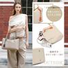 Guccio Leather Boston Elegant and Design for and with Italy Bag/Tote Bag, Stylish, Two-Tone Commuting, School, Commute, Charm, Women's Fashion,
