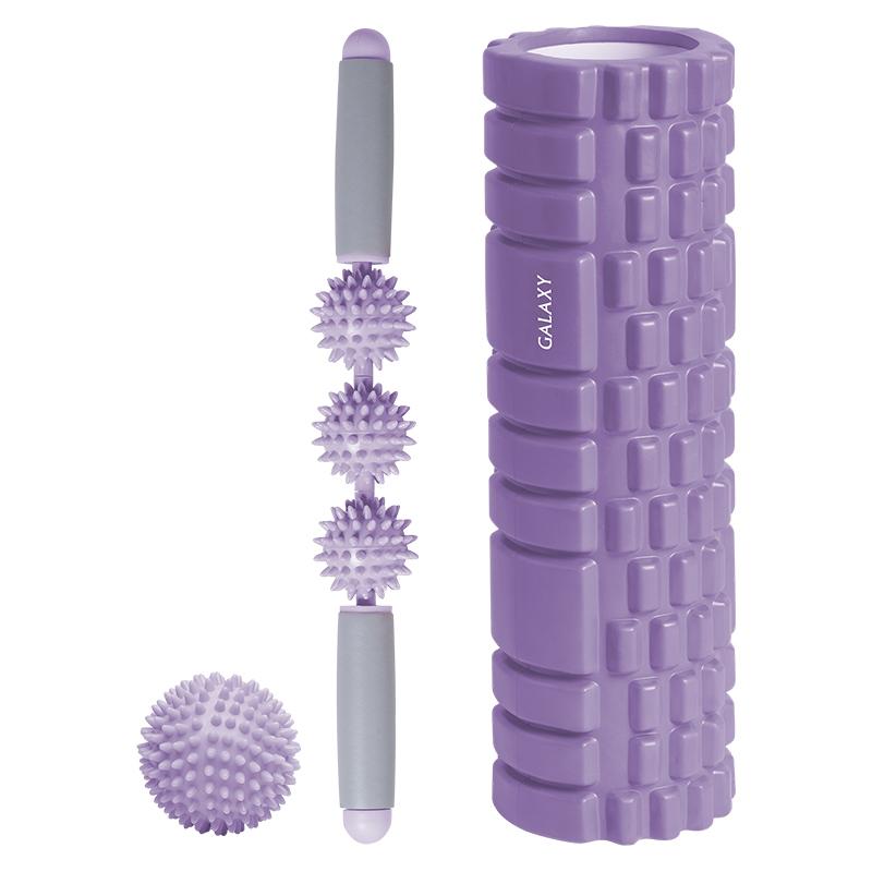 

Коврик для йоги Galaxy Gl1032 Набор из 4 массажных роликов Размер массажного ролика 45 см 13 см