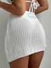 2025 European & American Women's Sexy Knit Hollow Beach Bikini Pants