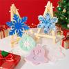Quick Releases Silicone Holiday Mould Craft Set for Family Fun Christmas Decoration Projects