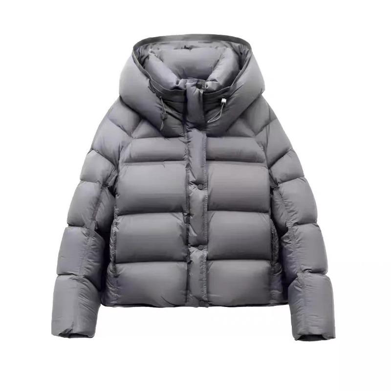 Padded clothes women's short loose winter thickened warm padded jacket bread clothes small hooded padded jacket