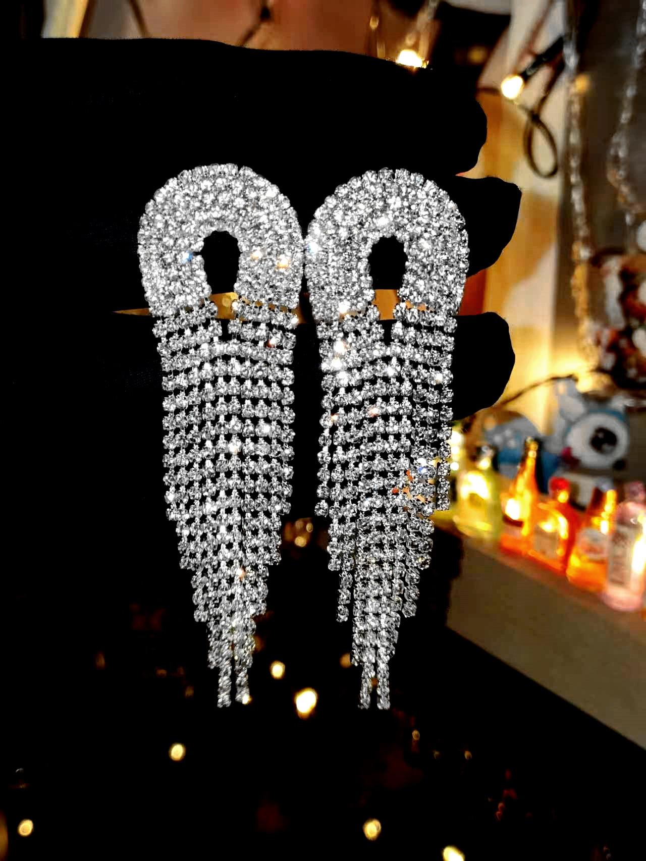 Роскошные серьги-кисточки премиум-класса