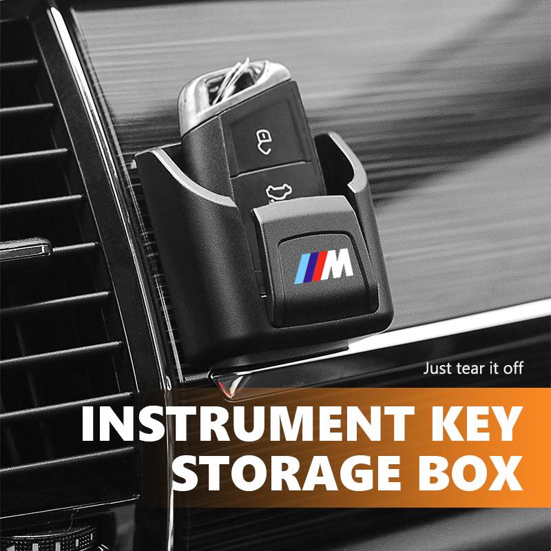 Car Storage Box Phone Cable Coin Holder Sundries Box Key Organizer For BMW M 1 3 4 5 6 7 Series X1 X3 X4 X5 G20 G38 F48 E36 E39