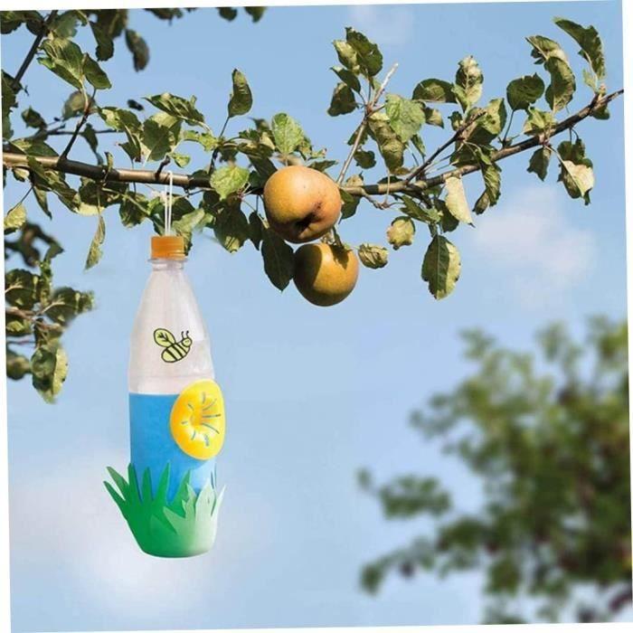 Piège De Guêpe Catcher D'abeilles Pièges Hornets Catcher De Bouteille Piège En Entonnoir Jaune Pour Les Abeilles Hornet, 10 Pcs