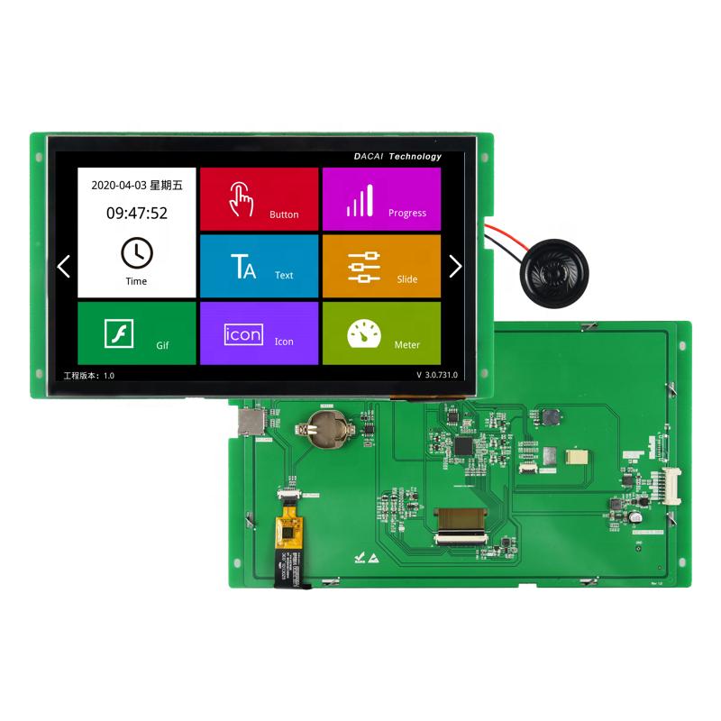 DACAI 10.1 InchTouch Screen High Resolution 1024*600 500 nits Contrast IPS TFT LCD Display l Module Controller Board UART