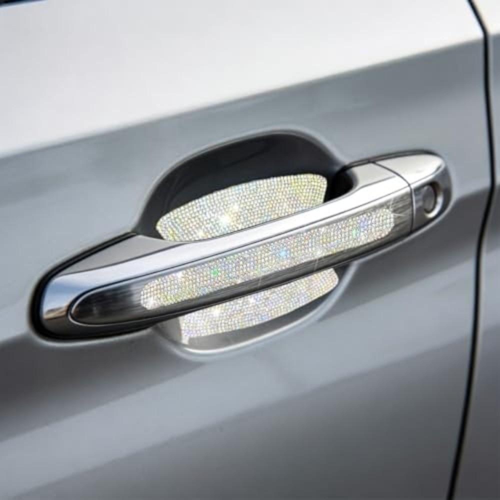 Bling Door Handle Protector 8PCS Set Auto Handle Sticker  For Auto Accessories