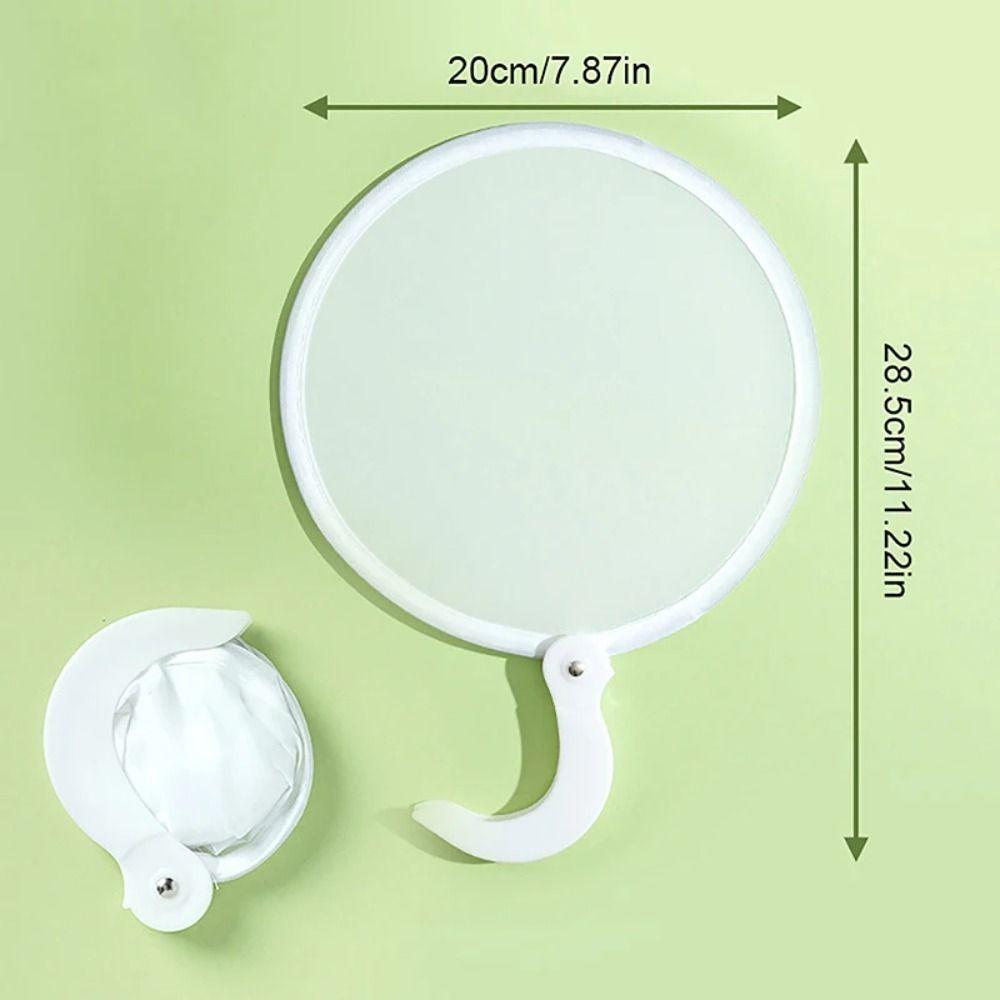 Crafts Portable Foldable Round Fans Simple Plastic Blank Fan Mini Decorative Fan Dance