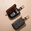PU Key Pouch Zipper Key Holder Organizer Car Keys Bag Wallet Keychain Fashion Simple Keys Cases Bags Men Women Car Protect Cover
