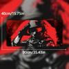 Extended Gaming Mouse Pad Red Soldier Design Large Rubber Mouse Mat Desk Pad Non-slip Base Office Gaming Computer Accessories