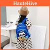 Cute Breathable Nylon Kindergarten Kids Backpack With Animal Pattern