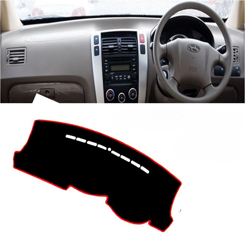 

Противоскользящий коврик, накладка на панель приборов для Hyundai Tucson 2005 2006 2007 2008 2009 JM, солнцезащитный коврик, защита ковра, автоаксессуары Polyester&Four Seasons