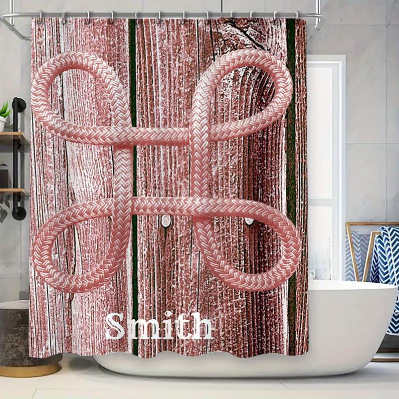 

Elegant Abstract Bath Shower Curtain, Golden Metallic Foil Print Decorative Fabric Covering Waterproof Home Decoration Modern Ar 90x180cm