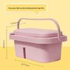 Multifunctional Hand-Carry Wash Bucket with Brush, Watercolor, Oil Painting, Gouache Palette, and Drawing Supplies