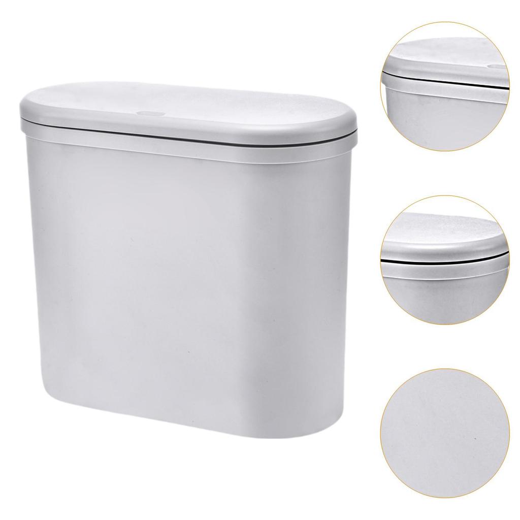 Trash Garbage Can Modern Paper Basket Organizer Kitchen Wastebasket for Laundry Room Home Office Garage Toilet