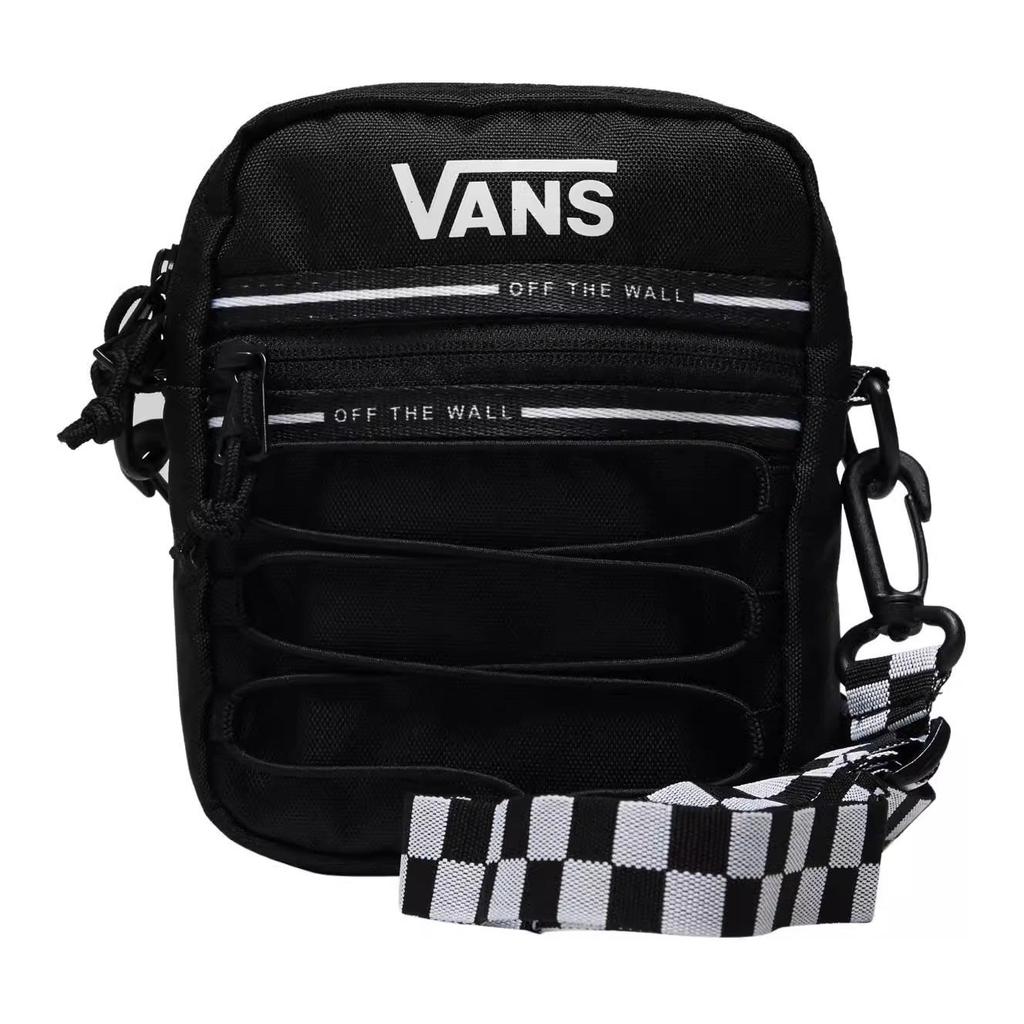 Vans Fashionable Versatile Zipper Closure Nylon And Polyester Shoulder Crossbody Bag Unisex bags Black VN0A48HKY28