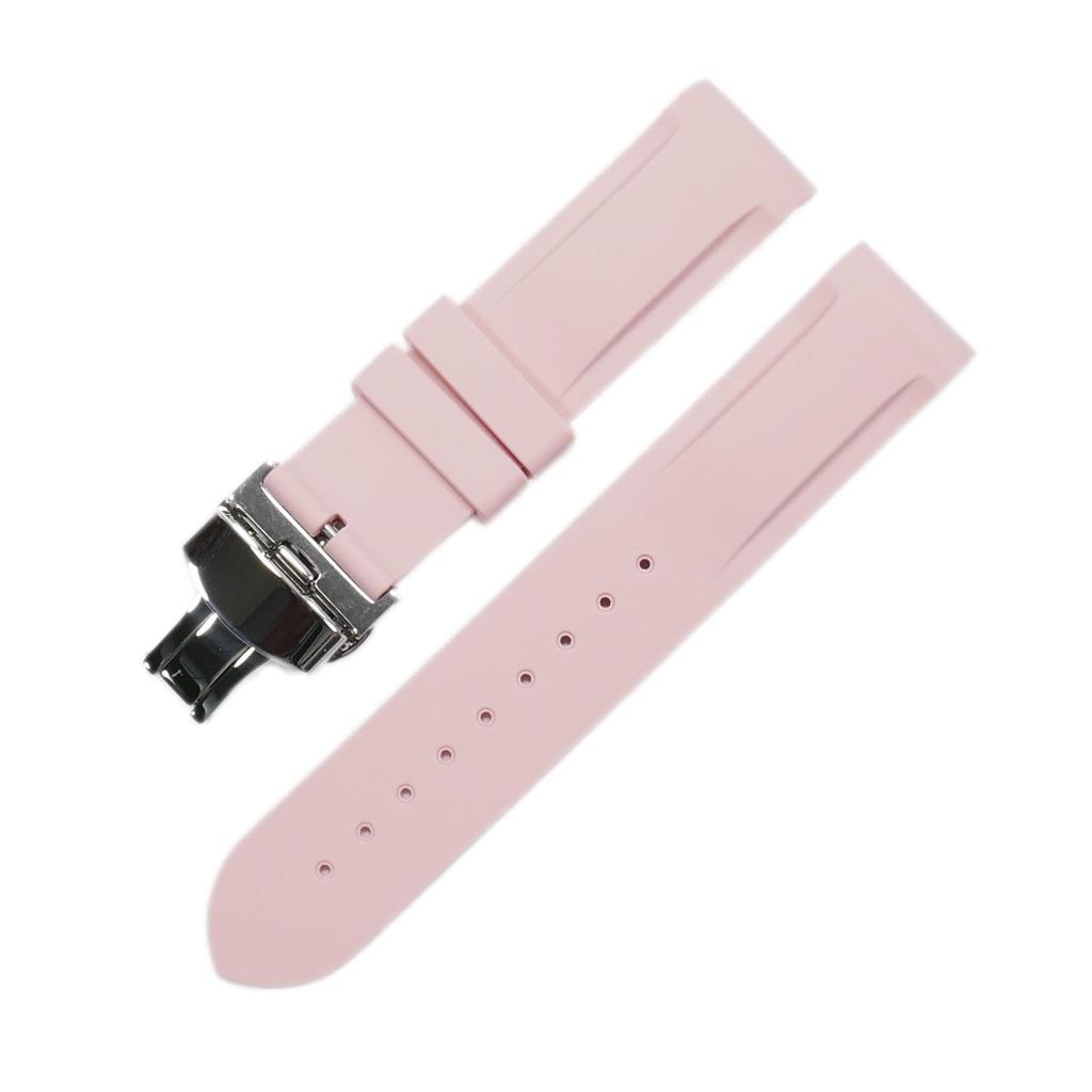 Swatch X OMEGA Exclusive Rubber Strap with D-Buckle (Light Pink)