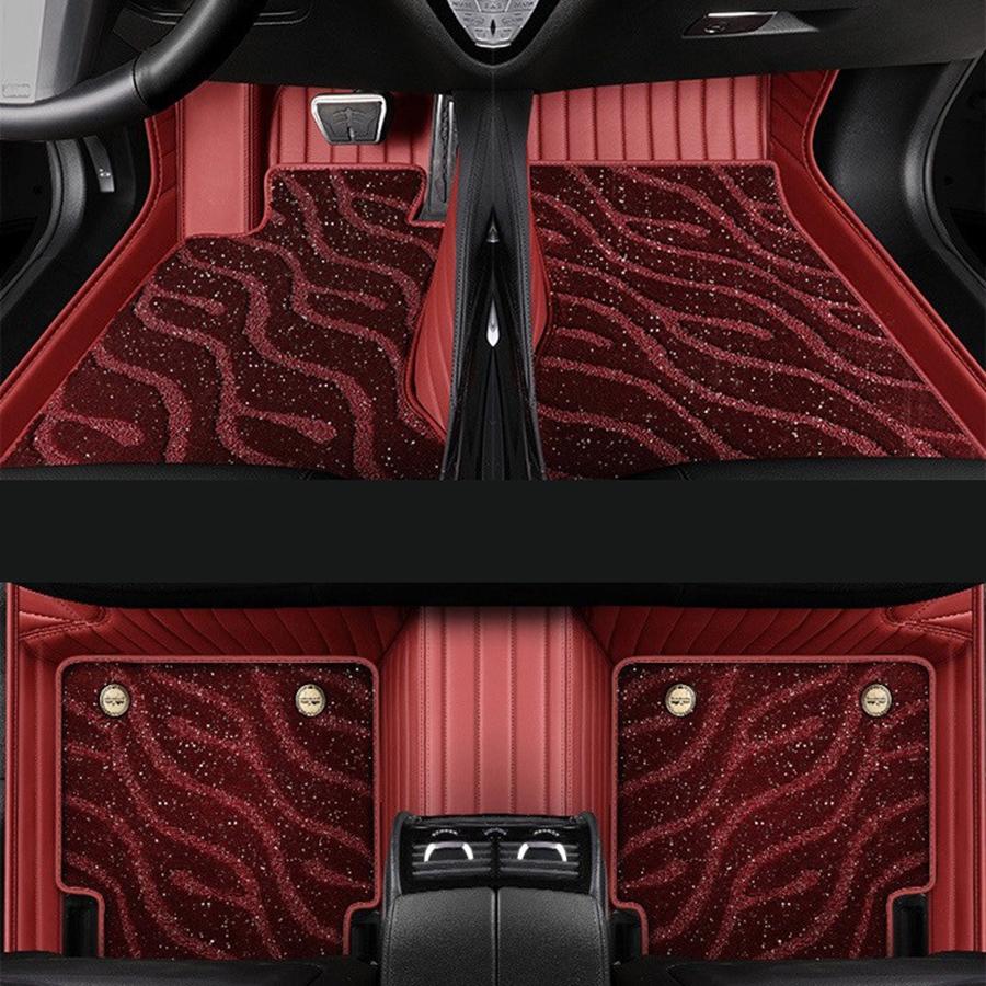 Custom 3D Car Floor Mats for Mercedes Benz C-Class sedan 2008-2026 Wagon 2010-2020 Artificial Leather Interior Accessories