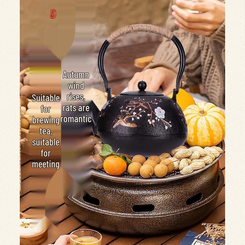 Outdoor Cast Iron Teapot