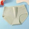Women's Solid Color Cotton Briefs