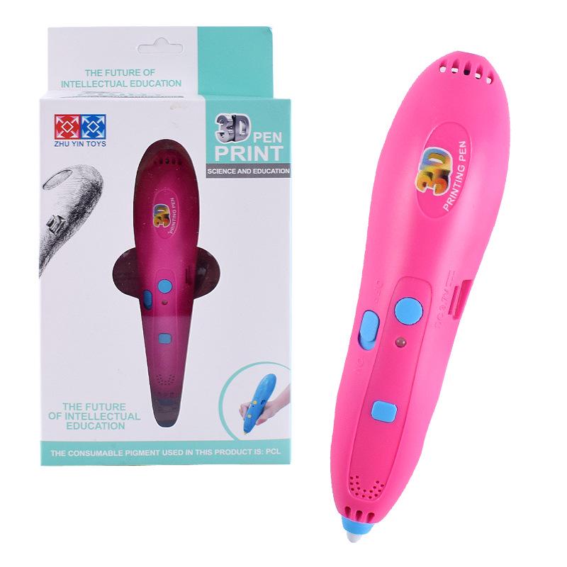 Zhile PCL Low-Temperature 3D Printing Pen - USB Rechargeable, Wireless Graffiti Tool for Students and Children.