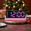 LED Digital Clock Large Screen Alarm Clock 2 Alarms Brightness Adjustment Week Date Display with Night Light USB Powered Clock