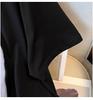 Women's Plus Size Slimming Loose Mid-Length Round Neck T-Shirt (Short Sleeves) 