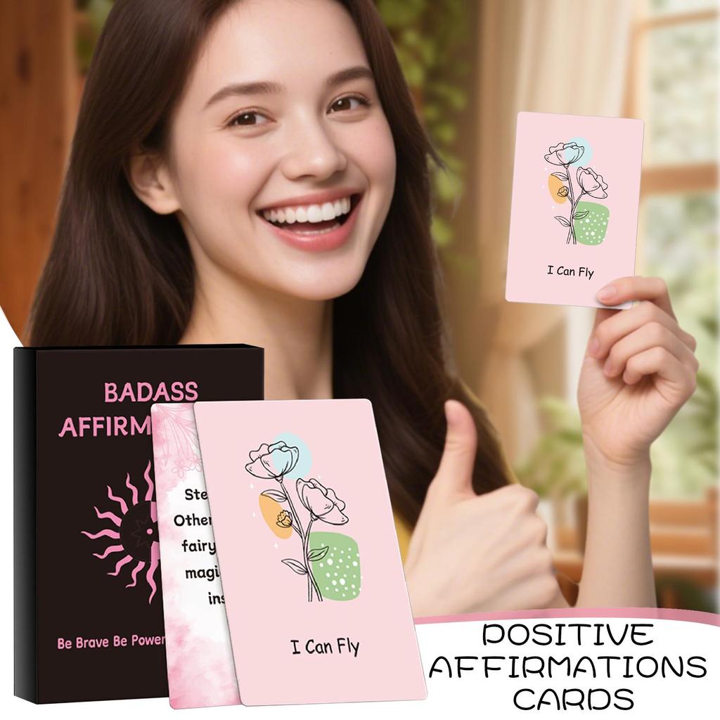 Positive Affirmations Cards 60 Pieces Daily Inspirational Affirmations For Women Quote Spiritual Self Care Products For Goal
