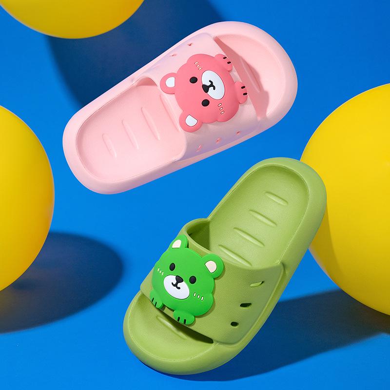 Sommer Kinder Rutschfeste Cartoon Sandalen: Geruchsresistent, Weiche Sohle für Baby- und Kleinkinder Jungen und Mädchen - Ideal für Zuhause und den Außenbereich.