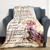 1pc Love Envelope for Wife Blanket, Lightweight Flannel Throw For Sofa, Bed, Travel, Camping, Livingroom, Office, Couch, Chair