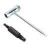 Chainsaw Wrench Steel Chainsaw Spanner with Piston Stop Tool Flywheel Clutch Disassembly Tool for