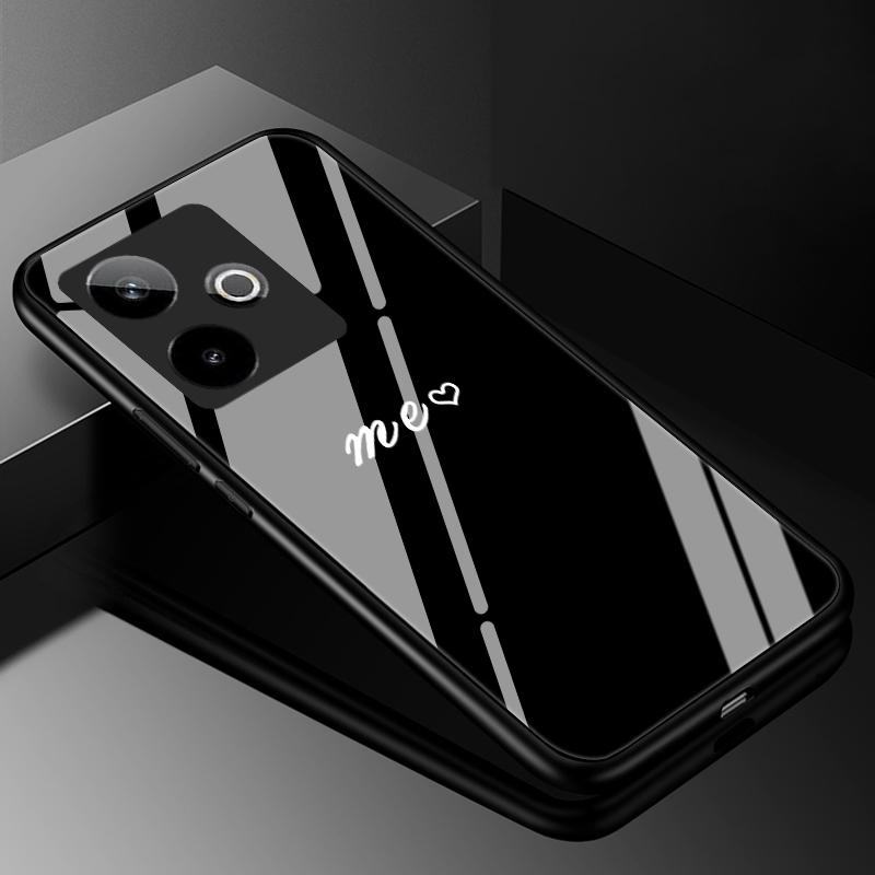 Tempered Glass Phone Case For Realme GT 7 Luxury Hard Back Bumper Cover for Realme GT7 5G Realme Neo7 Neo 7 SE Capa Soft Bumper