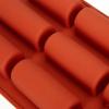 Neue 9-Hohlraum-Silikonform 3D-Stick Halbzylindrische Lange Streifenform Schokoladentrüffel-Mousse-Kuchen-Dessertform DIY Backformen