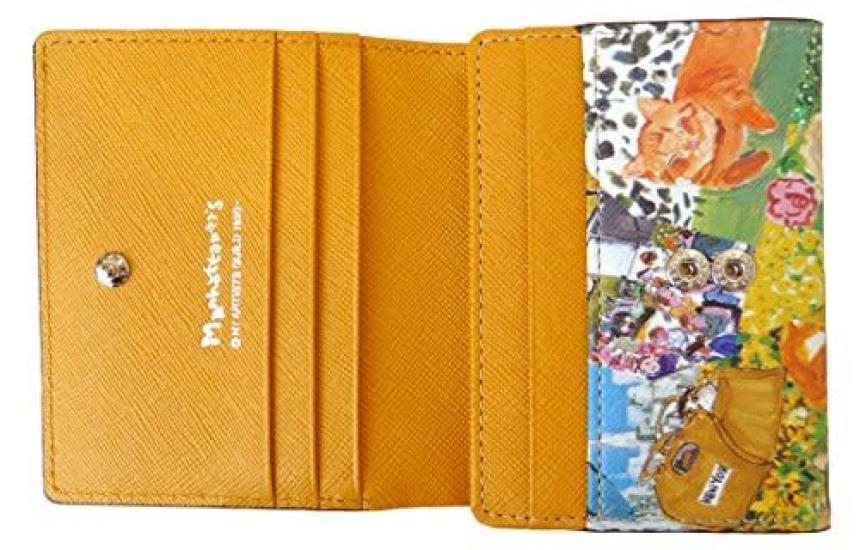 Manhattaner's Lively Purse Bifold Wallet 75-1662 Women's Yellow