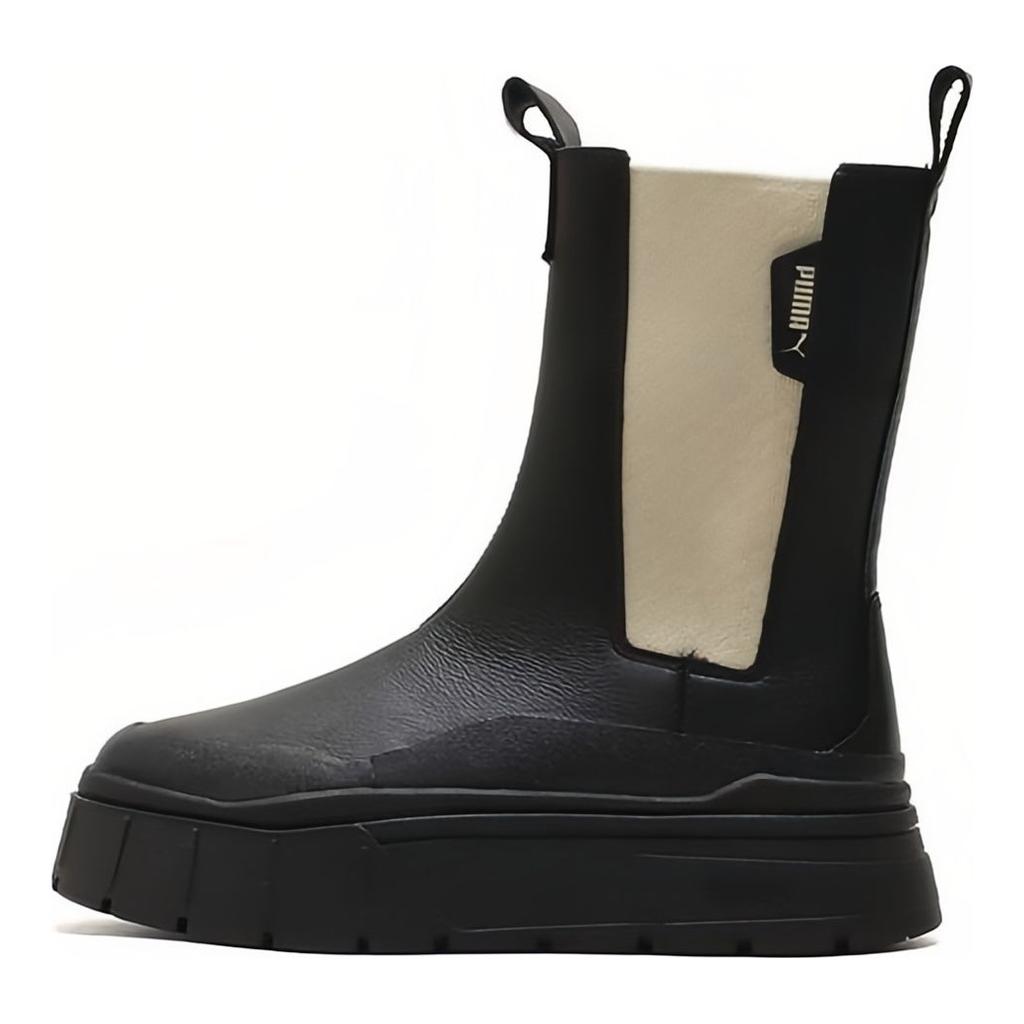 Puma Mayze Stack Chelsea Boot Black Women Sneakers 386272-03