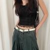 PU Leather Metal Buckle Waist Belt Designer Dress Jeans Belt Fashion Women's Belt  Streetwear