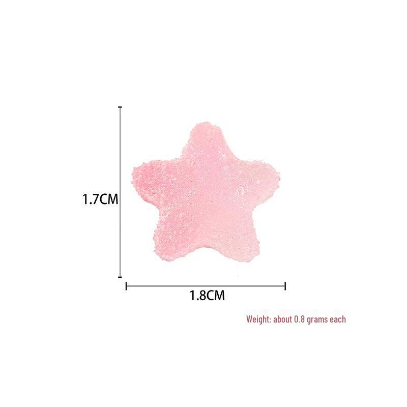 Gradient Heart & Star DIY Phone Case and Candy Color Earrings Set