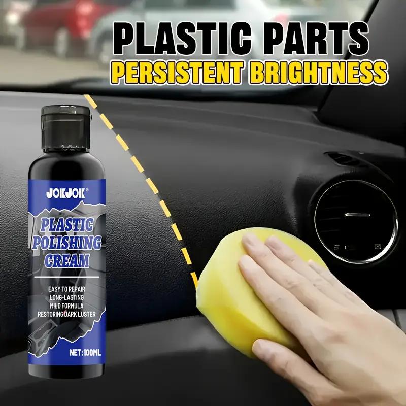 1 Piece of Deep Gloss Wax and 1 Piece of Recycled Wax for Car Interior | Coating Enhancer for Dashboard, Bumper, Seats, and Tire