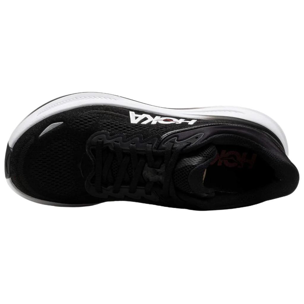 HOKA One One Bondi 9 Comfortable Versatile Breathable Resilient Supportive Durable Running Shoes Men Sneaker Black White 1162011-BKVR