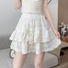 Purely desirable ballet-style sweet cake skirt women's clothing 2026 new high-waisted slimming A-line short skirt with anti-exposure design