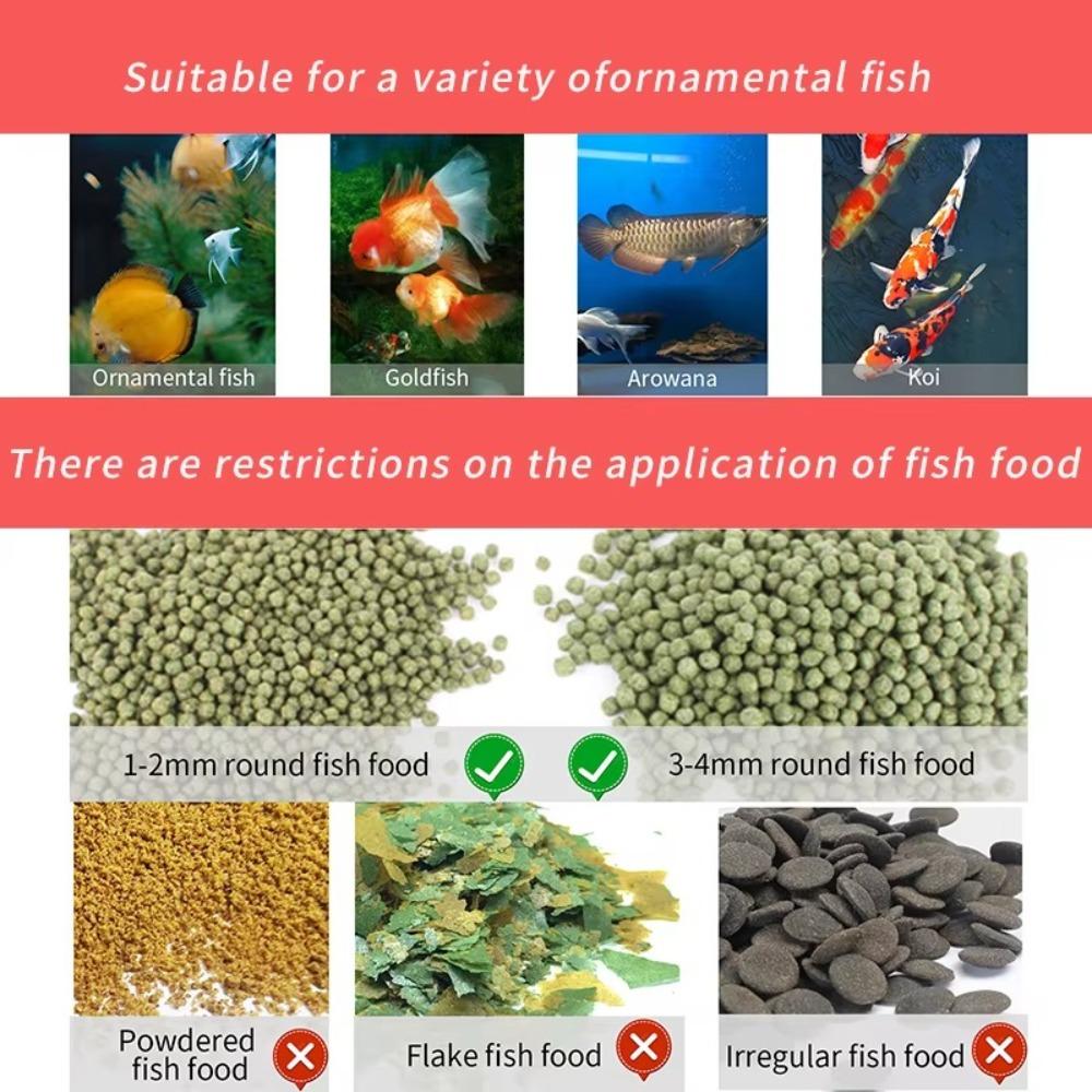 100ML Large Capacity Fish Feeder WiFi Smart Feeder Aquarium Timing Feeder  Fish Tank Accessories