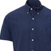 Polo Ralph Lauren Solid Color Single-Breasted Short Sleeve Shirt Men shirts Navy-Blue MNPOWOV1N810174-B82