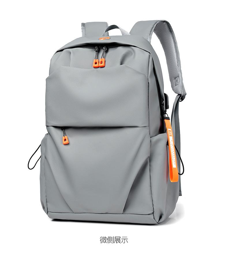 

New Trendy Computer Backpack, Casual Large Capacity Travel Backpack, Simple Backpack for Middle and High School Students