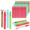 12-36Pcs Christmas Bubble Wand Tube Empty Soap Bottle (Liquid Not Included) Christmas Party Home Decoration New Year Kids Gifts