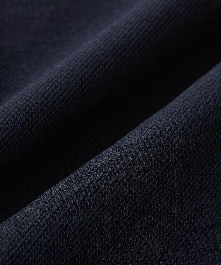 STCO Texture Polyester Soft Slacks_Navy (Straight Fit)_Spaxb06Csn