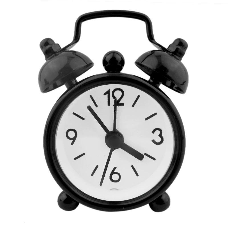 Mini Metal Alarm Clock Creative Student Electronic Alarm Clock Bedside Alarm Clock Portable Travel Alarm Clock