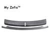 For BYD TANG EV TANG 2024 2025 2026 Car Carbon Fiber ABS Rear Bumper Door Sill Plate Stickers Protector Cover Trim Accessories