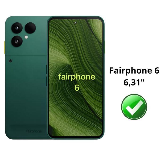 Härdat Glas - Phonillico® - Fairphone 6 - Paket 2 - Reptåligt - Skärmskydd