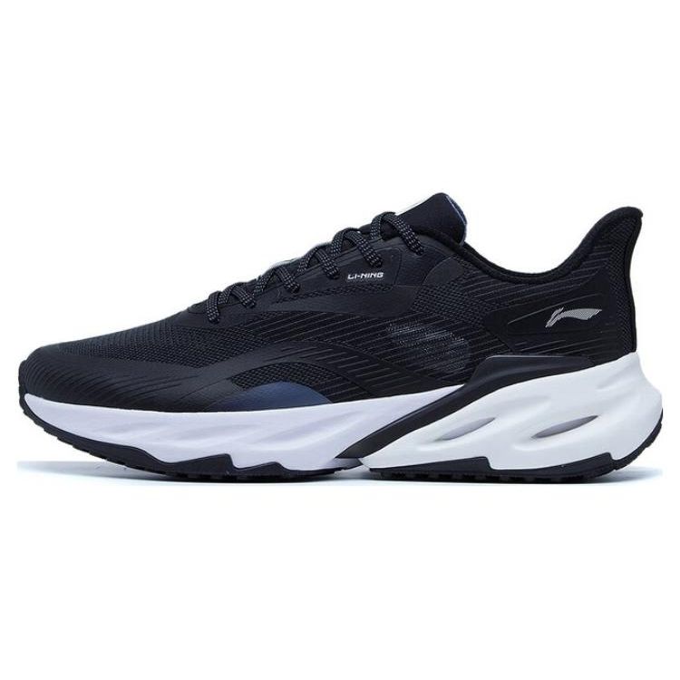 Li Ning Yue Dong 2.0 Non-Slip Wear-Resistant Breathable Low-Top Running Shoes Men Sneakers Black ARST027-4